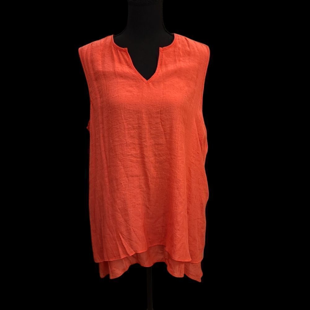 Christina  B sz LG layered tunic top